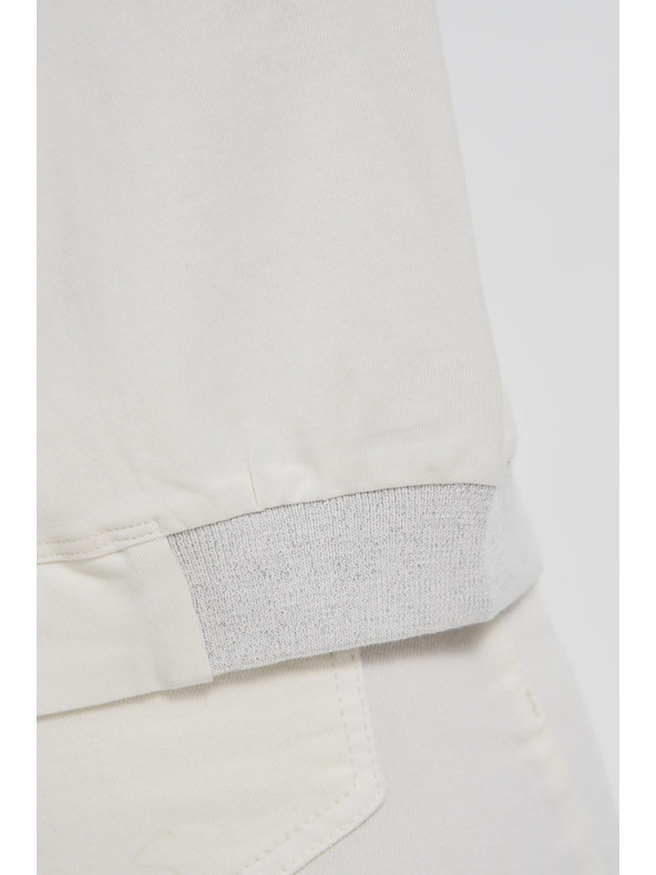 Moodo Бяла дамска тениска Moodo