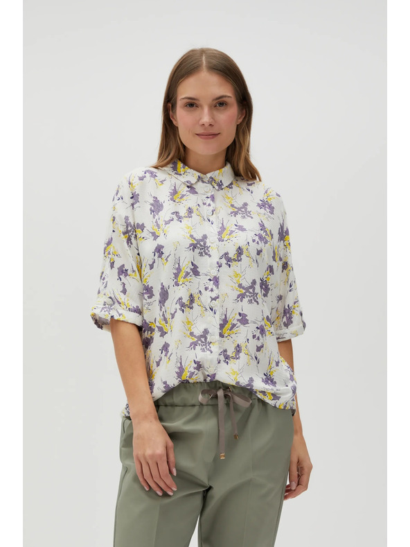 Moodo Светла цветна дамска риза Moodo