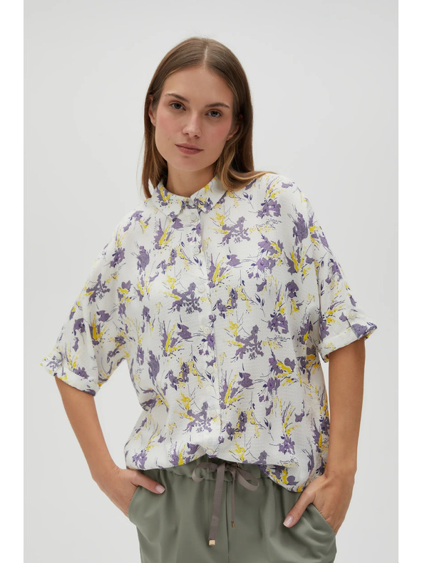 Moodo Светла цветна дамска риза Moodo