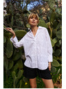 Moodo Бяла дамска риза Madeira Moodo