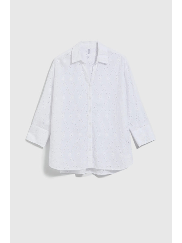 Moodo Бяла дамска риза Madeira Moodo
