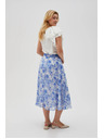Moodo Синя дамска цветна пола Moodo