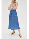 Moodo Синя дамска дънкова пола Moodo