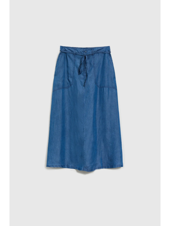 Moodo Синя дамска дънкова пола Moodo