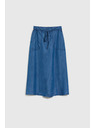 Moodo Синя дамска дънкова пола Moodo