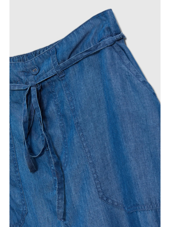 Moodo Синя дамска дънкова пола Moodo