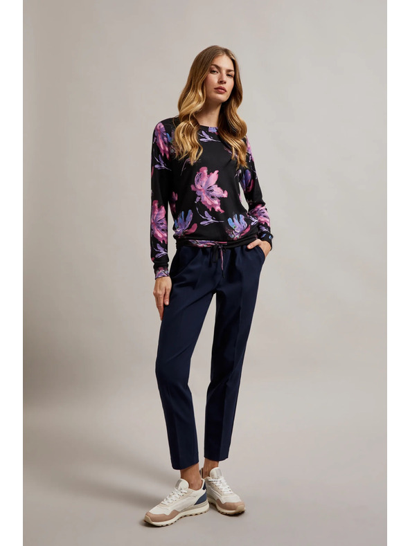 Moodo Лилаво-черен цветен суитшърт