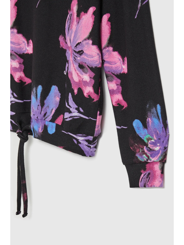 Moodo Лилаво-черен цветен суитшърт