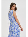 Moodo Щампани сини дамски рокли Moodo