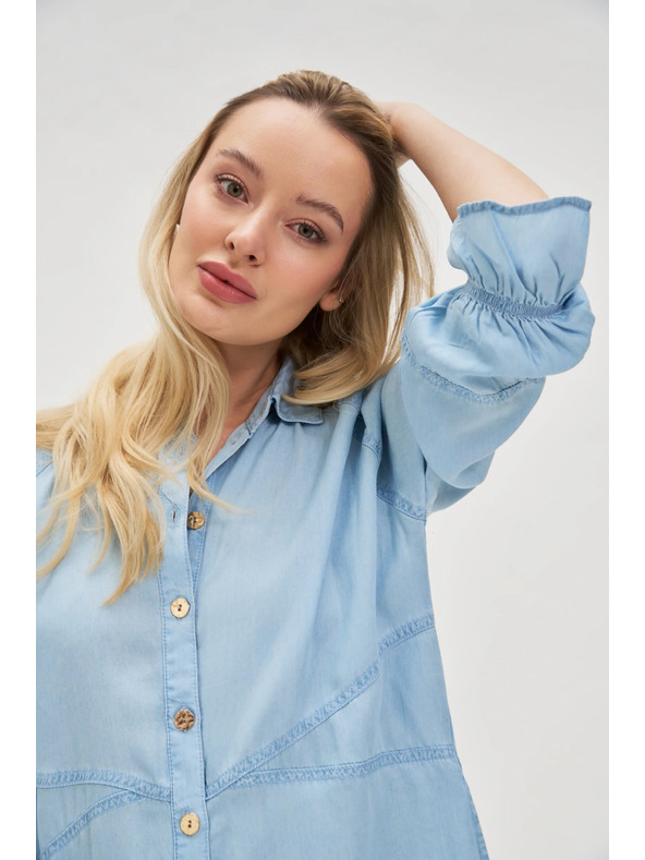 Moodo Синя дамска рокля Moodo