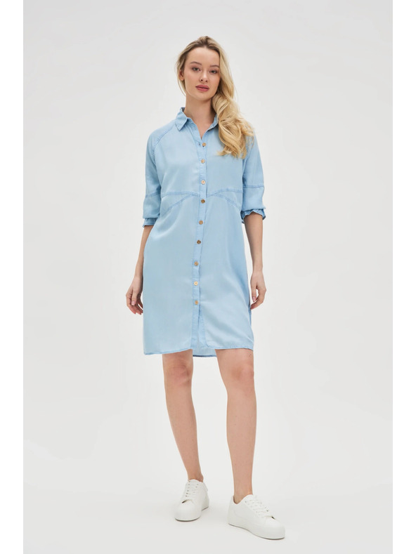 Moodo Синя дамска рокля Moodo