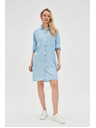 Moodo Синя дамска рокля Moodo