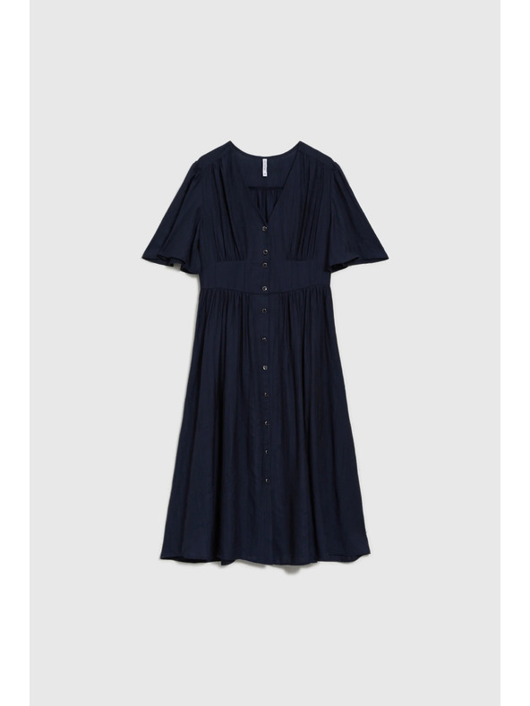 Moodo Тъмносиня дамска рокля Moodo