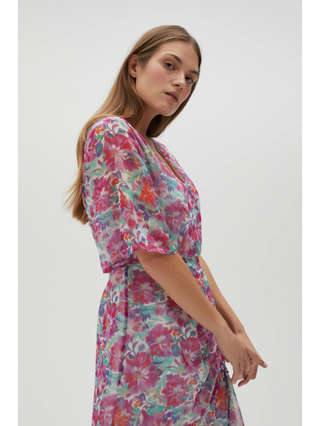 Moodo Фуксиева дамска рокля Moodo