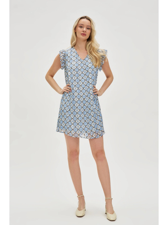 Moodo Синя дамска рокля Moodo