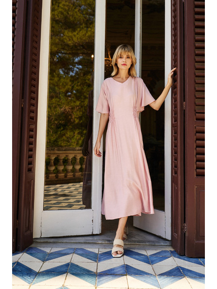 Moodo Розова дамска рокля Moodo