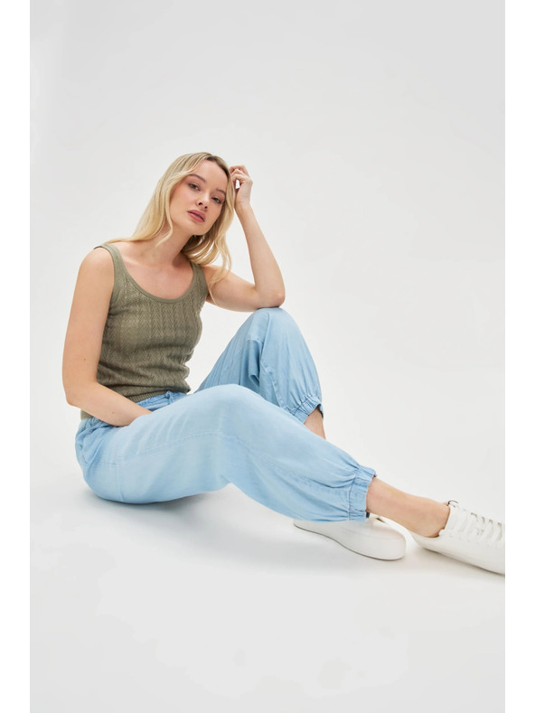 Moodo Маслинен памучен потник