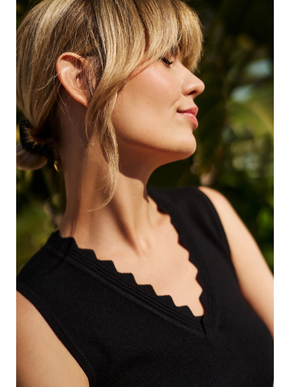 Moodo Черен дамски топ Moodo