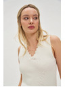 Moodo Бял дамски топ Moodo