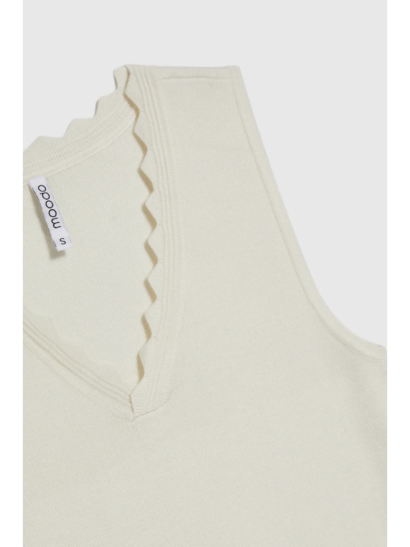 Moodo Бял дамски топ Moodo