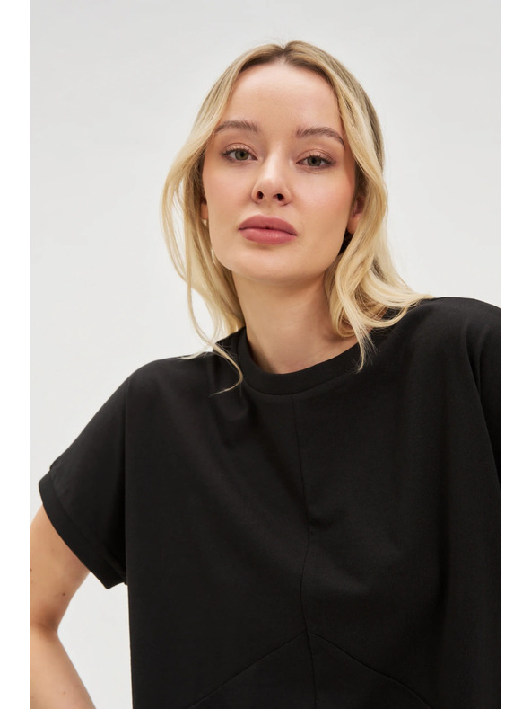 Moodo Черна дамска дълга рокля Moodo