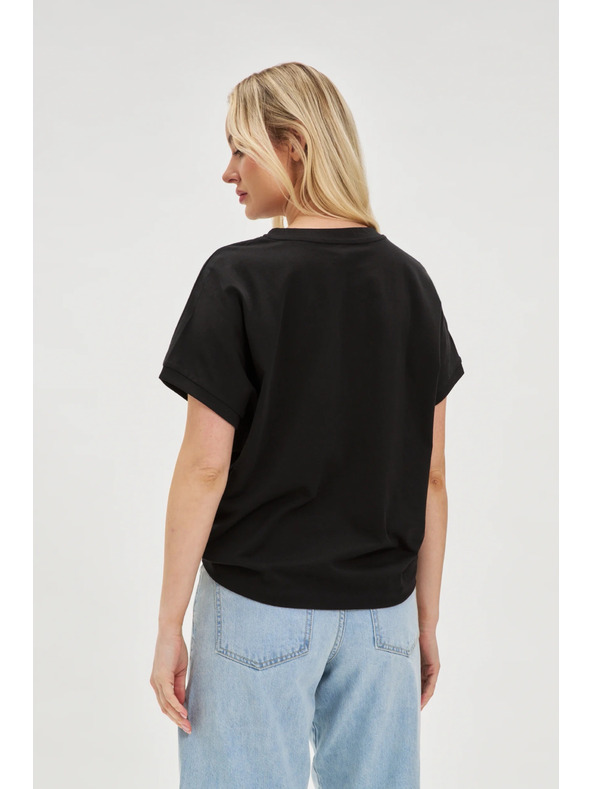 Moodo Черна дамска дълга рокля Moodo