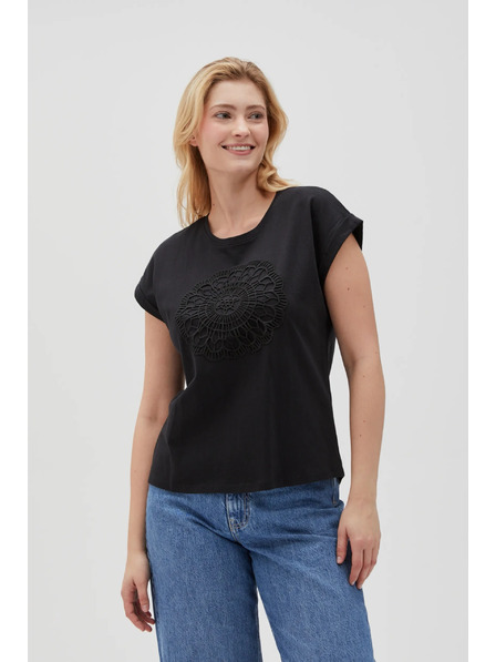 Moodo Черна дамска дълга рокля Moodo