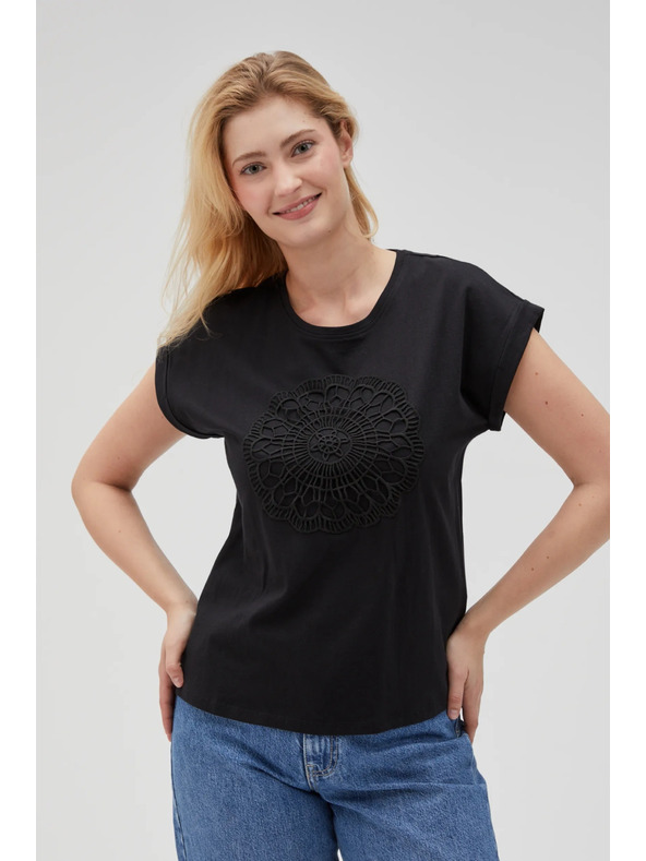 Moodo Черна дамска дълга рокля Moodo