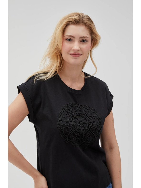 Moodo Черна дамска дълга рокля Moodo