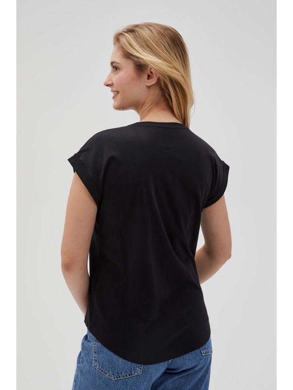 Moodo Черна дамска дълга рокля Moodo