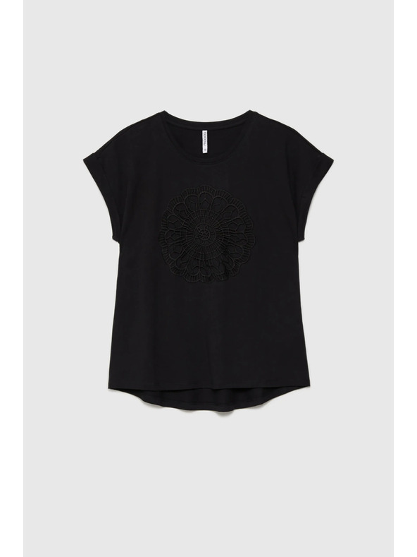 Moodo Черна дамска дълга рокля Moodo