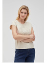 Moodo Светлобежова дамска тениска Moodo