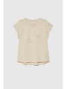 Moodo Светлобежова дамска тениска Moodo