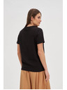 Moodo Черна дамска тениска Moodo
