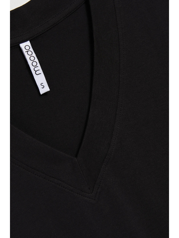 Moodo Черна дамска тениска Moodo