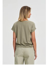 Moodo Маслинена дамска тениска Moodo