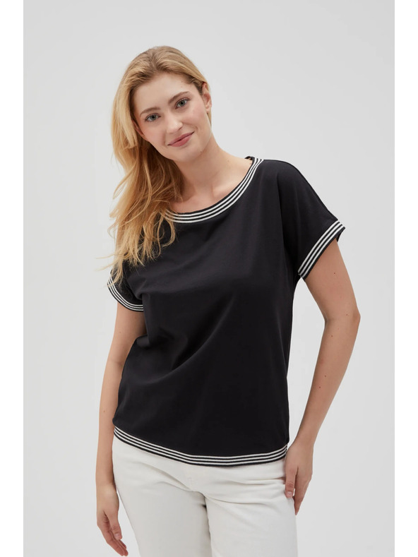 Moodo Черна дамска дълга рокля Moodo