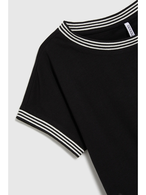 Moodo Черна дамска дълга рокля Moodo