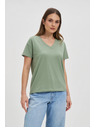 Moodo Маслинена дамска тениска Moodo
