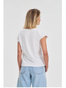 Moodo Бяла дамска тениска Moodo