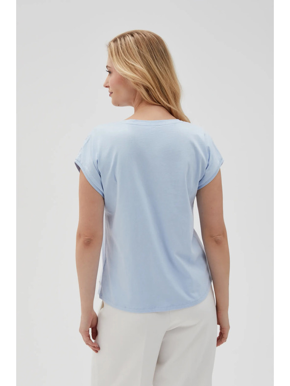 Moodo Светлосиня дамска тениска Moodo