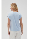 Moodo Светлосиня дамска тениска Moodo