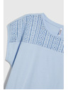 Moodo Светлосиня дамска тениска Moodo