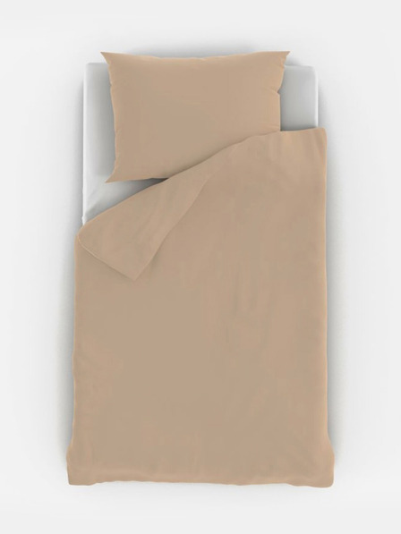 Kvalitex Памучно спално бельо за детско легло бежово