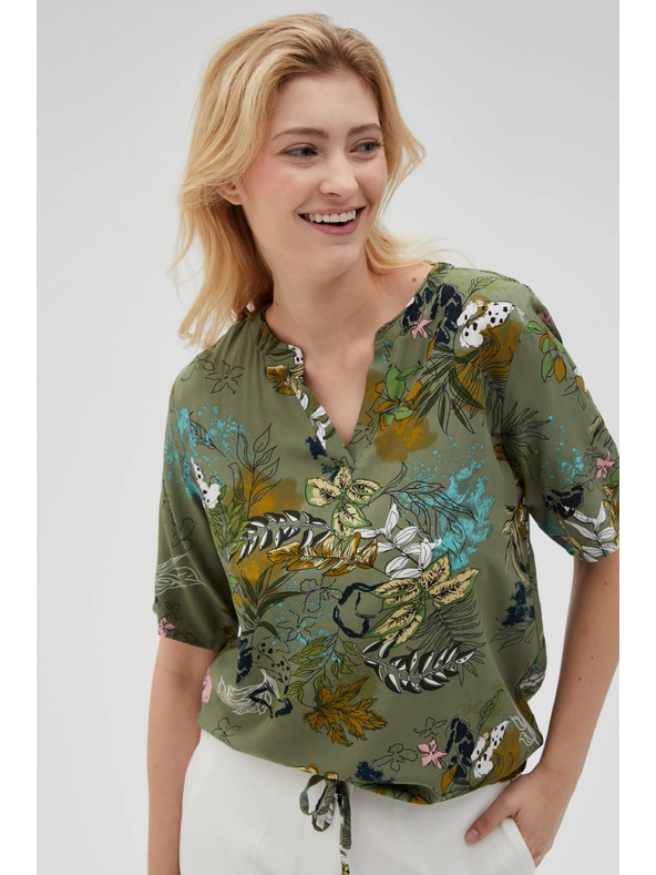 Moodo Маслинена дамска риза