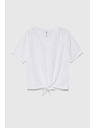 Moodo Бяла дамска блуза с връзване