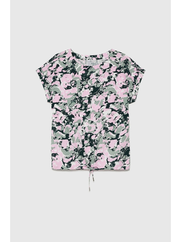 Moodo Розова дамска блуза с връзване