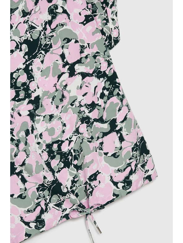 Moodo Розова дамска блуза с връзване