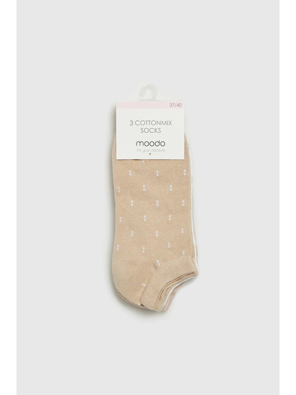 Moodo Бели дамски чорапи