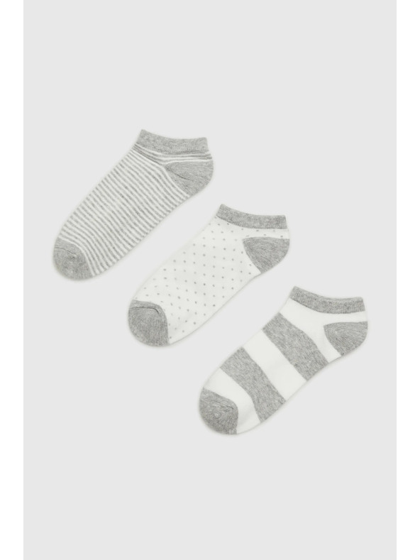 Moodo Светлосиви дамски чорапи